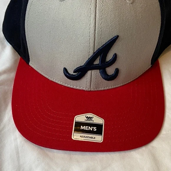Genuine Merchandise Atlanta Braves Adjustable Snap Back Cap NWT - Picture 5 of 8